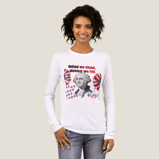 アメリカ独立革命のモットーホワイト トライブレンドTシャツ