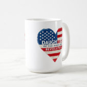 アメリカ独立革命の娘たち DAR アメリカ史 コーヒーマグカップ (正面右)