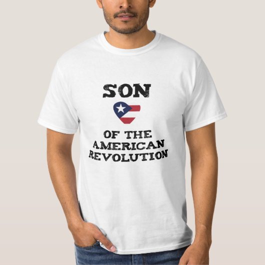 アメリカ独立革命の息子 USA Star Eagle Dad  Tシャツ (正面)