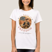 アメリカ独立革命250周年記念フリーダム Tシャツ (正面)