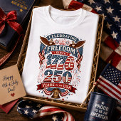 アメリカ独立1776から250周年 ヴィンテージ アメリカンフリーダム Tシャツ