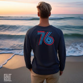 アメリカ独立1776レトロ愛国主義デザイン Tシャツ