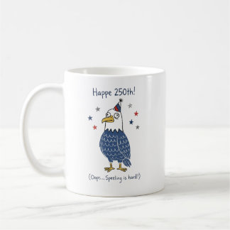 アメリカ独立250周年おもしろいスペルミス マグカップ