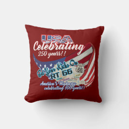 アメリカ独立250周年お祝いスロー枕 クッション