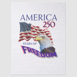 アメリカ独立250周年ハゲワシフリーダムフラグ 薄葉紙