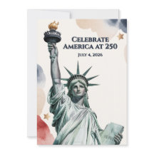アメリカ独立250周年パトリオティック招待状