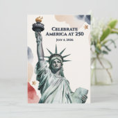 アメリカ独立250周年パトリオティック招待状 (スタンド正面)