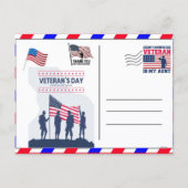 アメリカ独立250周年ベテラン 1776 2026 シーズンポストカード (裏面)