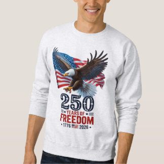 アメリカ独立250周年レトロUSA愛国主義7月4日 スウェットシャツ