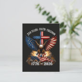 アメリカ独立250周年信仰と自由 招待状 (スタンド正面)