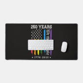 アメリカ独立250周年米国LGBTプロ デスクマット (キーボード&マウス)