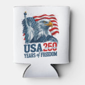 アメリカ独立250周年自由と鷲 缶クーラー (正面)
