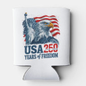 アメリカ独立250周年自由と鷲 缶クーラー (裏面)