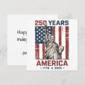 アメリカ独立250周年自由の女神オバマ愛国ストライプ (正面/裏面)