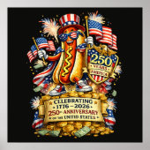 アメリカ独立250周年記念お祝い ポスター (正面)
