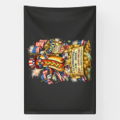 アメリカ独立250周年記念お祝い 横断幕 (縦)