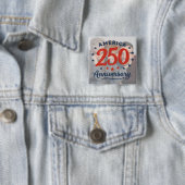 アメリカ独立250周年記念のカスタムフォトボタン 缶バッジ (インサイチュ)