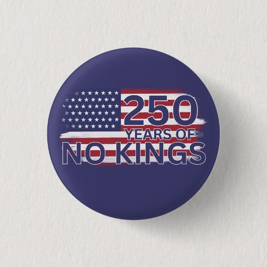 アメリカ独立250周年記念アメリカ国旗 缶バッジ (正面)