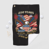 アメリカ独立250周年記念イーグルデザイン ゴルフタオル (インサイチュ)