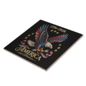 アメリカ独立250周年記念イーグル タイル (側面)