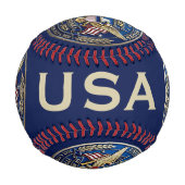 アメリカ独立250周年記念イーグル&リバティーエンブレム 野球ボール (正面)