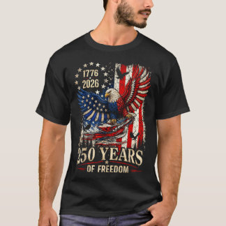 アメリカ独立250周年記念イーグル Tシャツ