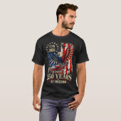 アメリカ独立250周年記念イーグル Tシャツ (正面フル)