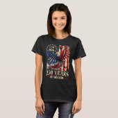 アメリカ独立250周年記念イーグル Tシャツ (正面フル)