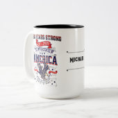 アメリカ独立250周年記念オリジナルマグカップ ツートーンマグカップ (正面左)