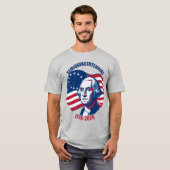 アメリカ独立250周年記念ジョージ・ワシントンTシャツ Tシャツ (正面フル)