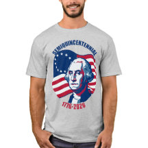 アメリカ独立250周年記念ジョージ・ワシントンTシャツ