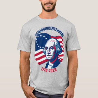 アメリカ独立250周年記念ジョージ・ワシントンTシャツ Tシャツ