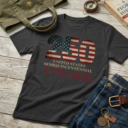 アメリカ独立250周年記念セミクインセントニアル Tシャツ