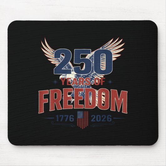 アメリカ独立250周年記念デザイン 250年 マウスパッド (正面)