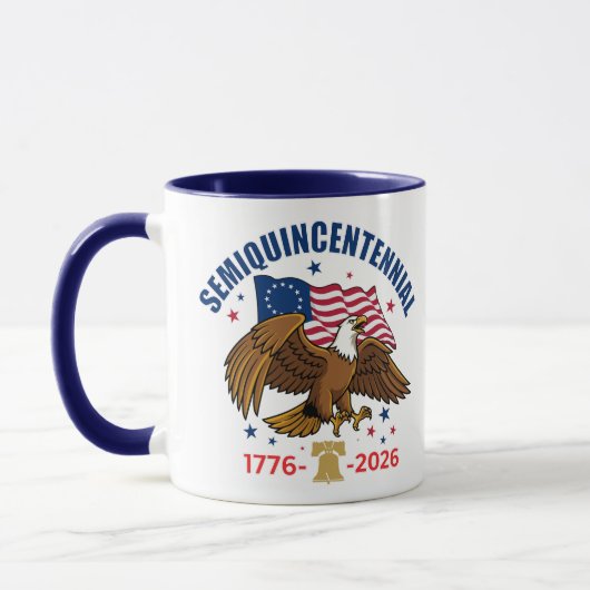 アメリカ独立250周年記念ハクトウワシマグ マグカップ (左)