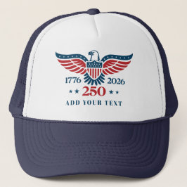 アメリカ独立250周年記念ハクトウワシロゴ 1776 2026 キャップ