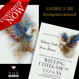 アメリカ独立250周年記念パトリオットハクトウワシ 招待状