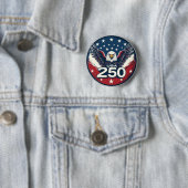 アメリカ独立250周年記念パトリオティックイーグル 缶バッジ (インサイチュ)
