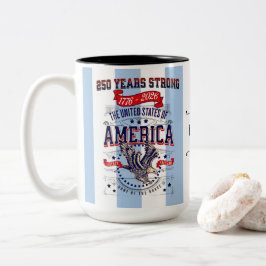 アメリカ独立250周年記念パトリオティックカスタムグッズ ツートーンマグカップ