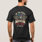 アメリカ独立250周年記念パトリオティックデザイン Tシャツ (裏面)