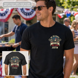アメリカ独立250周年記念パトリオティックデザイン Tシャツ
