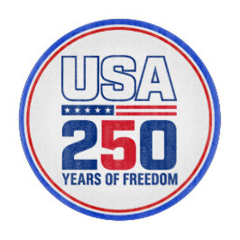アメリカ独立250周年記念パトリオティックフラグデザイン カッティングボード