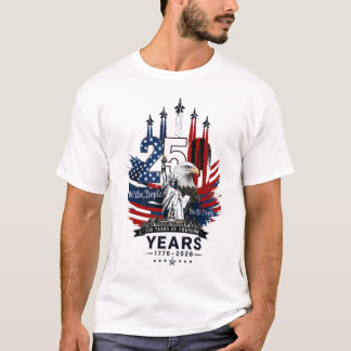 アメリカ独立250周年記念パトリオティック フリーダム250年 Tシャツ
