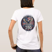 アメリカ独立250周年記念パトリオティック Tシャツ (裏面)