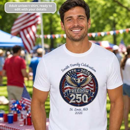 アメリカ独立250周年記念パトリオティック Tシャツ
