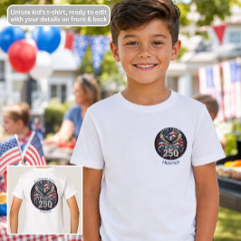 アメリカ独立250周年記念パトリオティック Tシャツ