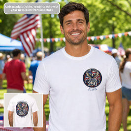 アメリカ独立250周年記念パトリオティック Tシャツ