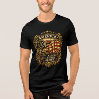 アメリカ独立250周年記念パトリオティックTシャツ 1776-2026 トライブレンドTシャツ