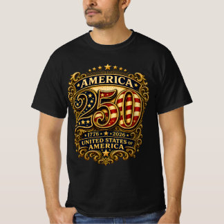 アメリカ独立250周年記念パトリオティックTシャツ 1776-2026 Tシャツ
