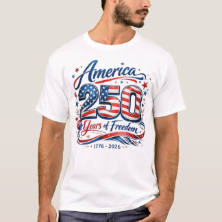 アメリカ独立250周年記念パトリオティックTシャツ Tシャツ